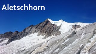 Aletschhorn 4193 m Hochtour via Normalweg mit Routenbeschreibung [upl. by Yenahs75]