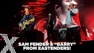 quotBarryquot from Eastenders talks going on stage with Sam Fender  The Chris Moyles Show  Radio X [upl. by Solhcin]