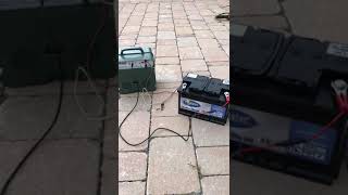 Recinto elettrico  Elettrificatore B12 12 V per reti elettrificate GEMI [upl. by Adyan]