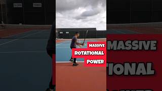 HOW TO GET MORE FOREHAND POWER USING BODY ROTATION CORRECTLY TENNIS TIPS [upl. by Euqirrne49]