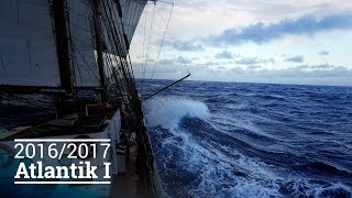 Klassenzimmer unter Segeln 20162017 Atlantiküberquerung Teil 1 4K [upl. by Ahsekin898]