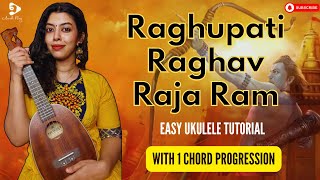 Easy Ukulele Tutorial How to Play Raghupathi Raghava Raja Ram  BeginnerFriendly Bhajan Lesson [upl. by Sioux]