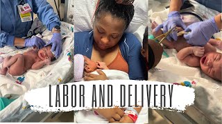 LABOR AND DELIVERY VLOG  INDUCED AT 39 WEEKS  FIRST TIME MOM [upl. by Sivert]