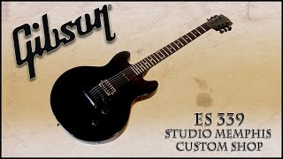 Gibson ES 339 Studio Memphis Custom Shop USA 2013  demo by Nick Percev [upl. by Nyret]