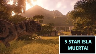 Jurassic World Evolution How To 5 Star Isla Muerta Step by Step WalkthroughTutorial EP 3 [upl. by Nannek]