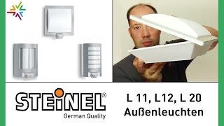 STEINEL L 11 L 12 L 20 Außenleuchte watt24Video Nr 99 [upl. by Romie]