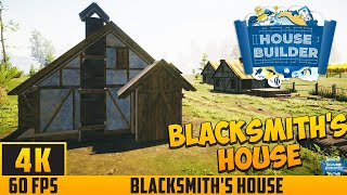 House Builder  Building a House  Blacksmiths House Medieval DLC 4K 60FPS No Commentary [upl. by Llekim922]