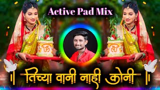 तिच्या वाणी नाही कोणी Dj Song  Halvya Manachi Yedamaye Dj Song  Active Pad Mix Dj Balaji Jahire [upl. by Trahurn]