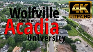 Wolfville and Acadia University in 4kHD [upl. by Nna]