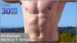 Ab Strength Workout 1 Shred  30 DAY 6 PACK ABS [upl. by Landes95]