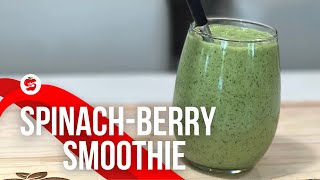 DiabeticFriendly Spinach Berry Smoothie Recipe  Low Sugar amp Superfood Boost [upl. by Crandale]