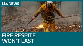 Rain provides brief wildfire relief to Australia but firefighters face new challenge  ITV News [upl. by Eiramoj887]