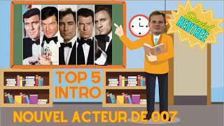 Top 5  Introduction du nouvel acteur de James Bond spécial rentrée [upl. by Ragse597]