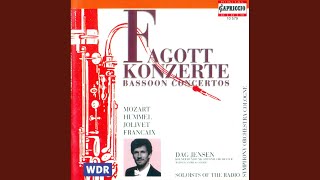 Bassoon Concerto in BFlat Major K 191 II Andante ma adagio [upl. by Brott]