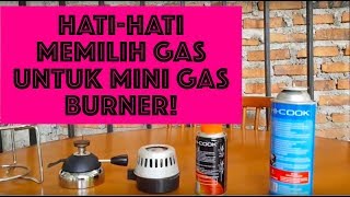 MINI GAS BURNER COFFEE ITU GASNYA PAKAI APA SIH CEK YUK BIAR GA SALAH PILIH [upl. by Esylle]