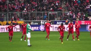 FC Bayern vs Greuther Fürth 10 Mario Mandzukic Torjubel  HD [upl. by Guendolen]