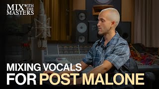 Illangelo mixing vocals for Post Malone  Sneak Peek [upl. by Schifra97]