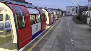 Jubilee Line 1996TS 96060 Refurbished Departing Dollis Hill [upl. by Cida]