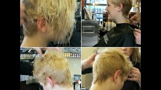 how to create michelle williams pixiecut [upl. by Nyllewell]