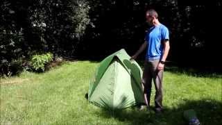 RayonRandocom  Test de la tente Vaude Hogan Ultralight 2 P [upl. by Foskett]