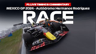 LIVE Data Formula 1 Race Mexico GP Autódromo Hermanos Rodríguez 2024  Commentary [upl. by Gillian107]