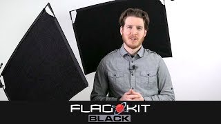 Digital Juice Flag Kit Black Affordable Flag Lighting Kit to Control Lighting in PhotoVideo Shoots [upl. by Filiano359]