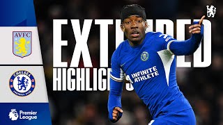 Aston Villa 22 Chelsea  MADUEKE amp GALLAGHER strikes earn point  Highlights  EXTENDED  PL 2324 [upl. by Engeddi]