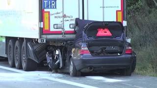 tödlicher Unfall auf der A43 [upl. by Tips]