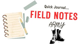 Field Notes  Common Place Books [upl. by Julia]