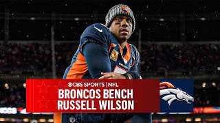 Broncos BENCH QB Russell Wilson For Final 2 Games of Season I CBS Sports [upl. by Aimaj]