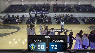 Faulkner vs Point Womens Basketball [upl. by Gaillard173]