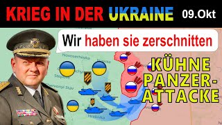 09OKTOBER PANZER VON DER KETTE GELASSEN  Ukrainer SCHNEIDEN RUSSISCHEN BRÜCKENKOPF AB [upl. by Studner308]