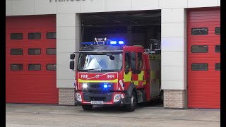 Suffolk Fire amp Rescue Service Princes Street ErT70reg Volvo FL Turnout July 2023 [upl. by Dnyletak]