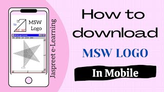 How to download MSW LOGO in mobile  logo programming  starting with Logo  Logo commands [upl. by Marshal]