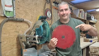 How to Change a Makita Mitre saw blade on the LS1219L 12quot Blade Change woodworking how video [upl. by Rupert]