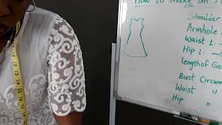 How to make an A LINE LONG DRESSGOWN PT 1 [upl. by Zales]