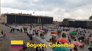 Bogota Colombia 🇨🇴  Bolivar Square and Chorro de Quevedo [upl. by Boyd]