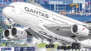 ✈️ 300 CLOSE UP TAKEOFFS and LANDINGS in 3 HOURS  Sydney Airport Plane Spotting SYDYSSY [upl. by Rahab67]