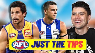 AFL Round 20 Predictions  JUST THE TIPS [upl. by Arlynne490]