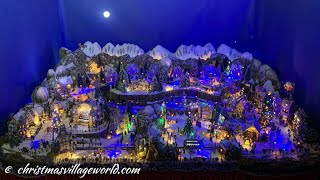 Lemax Christmas Village 2022  quotChristmas Village Worldquot to see in 4K [upl. by Ecadnarb]