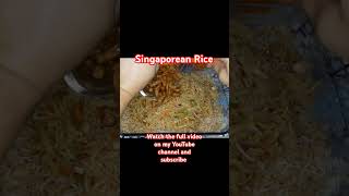 Quick amp Easy Singaporean Rice By Amber Khan Cuisine singaporeanrice [upl. by Yelena]