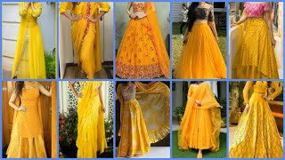 Haldi outfit ideas for bridebridesmaids 2020 [upl. by Neyud]