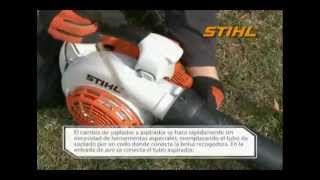 Soplador  aspirador  triturador Stihl SH86  malancaagro [upl. by Erdnassac]