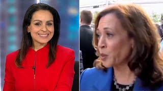 Lefties losing it Kamala tries to speak without an autocue [upl. by Gaskin]