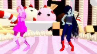 MMD Newcomer Marceline the vampire queen and Princess Bubblegum [upl. by Enixam602]