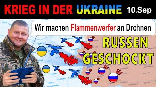 10SEPTEMBER DIESEM FEUER HÄLT NICHTS STAND  Ukrainische DRACHENDROHNEN [upl. by Roshelle]