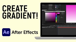 How to Add Gradient to a Layer in Adobe After Effects [upl. by Liryc140]