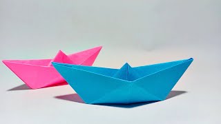 Paper Boat  How to Make Paper Boat origami [upl. by Eatnuahc209]