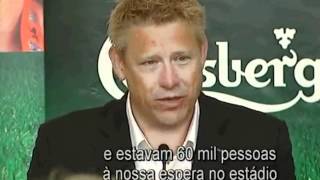 Peter Schmeichel e as recordações do Sporting [upl. by Adniralc23]