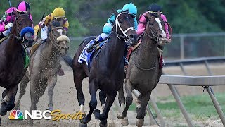 Preakness Stakes 2019 FULL RACE jockey John Velazquez thrown from horse  NBC Sports [upl. by Nalaf]